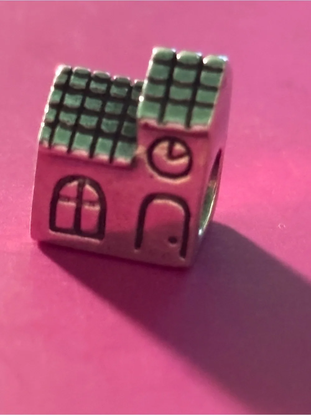 Pandora RARE Silver church Charm retired